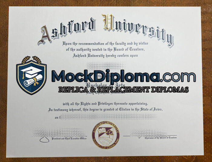 Ashford University degree