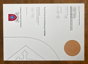 Australian Catholic University certificate