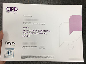 CIPD Level 5 certificate
