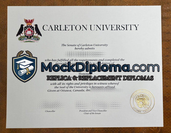 Carleton University certificate