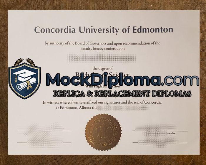 Concordia University of Edmonton degree