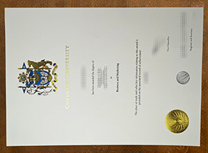 Coventry University certificate