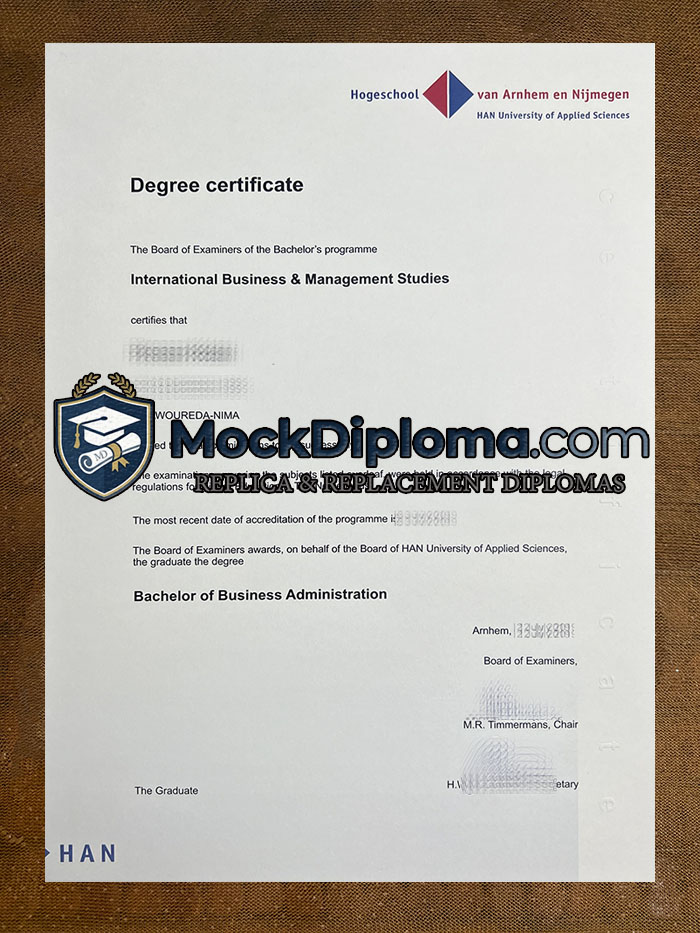 HAN University of Applied Sciences degree