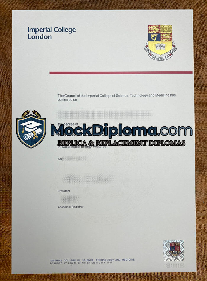 Imperial College London diploma