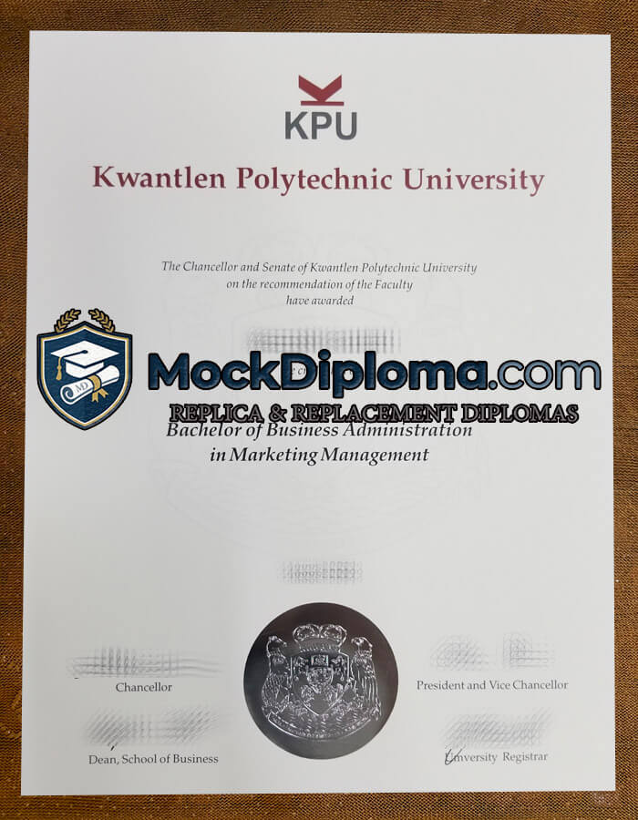 Kwantlen Polytechnic University degree