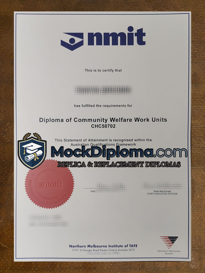 Northern Melbourne Institute of TAFE diploma