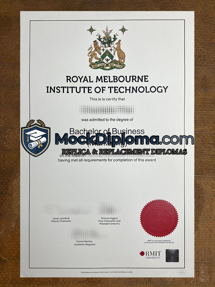 Royal Melbourne Institute of Technology degree