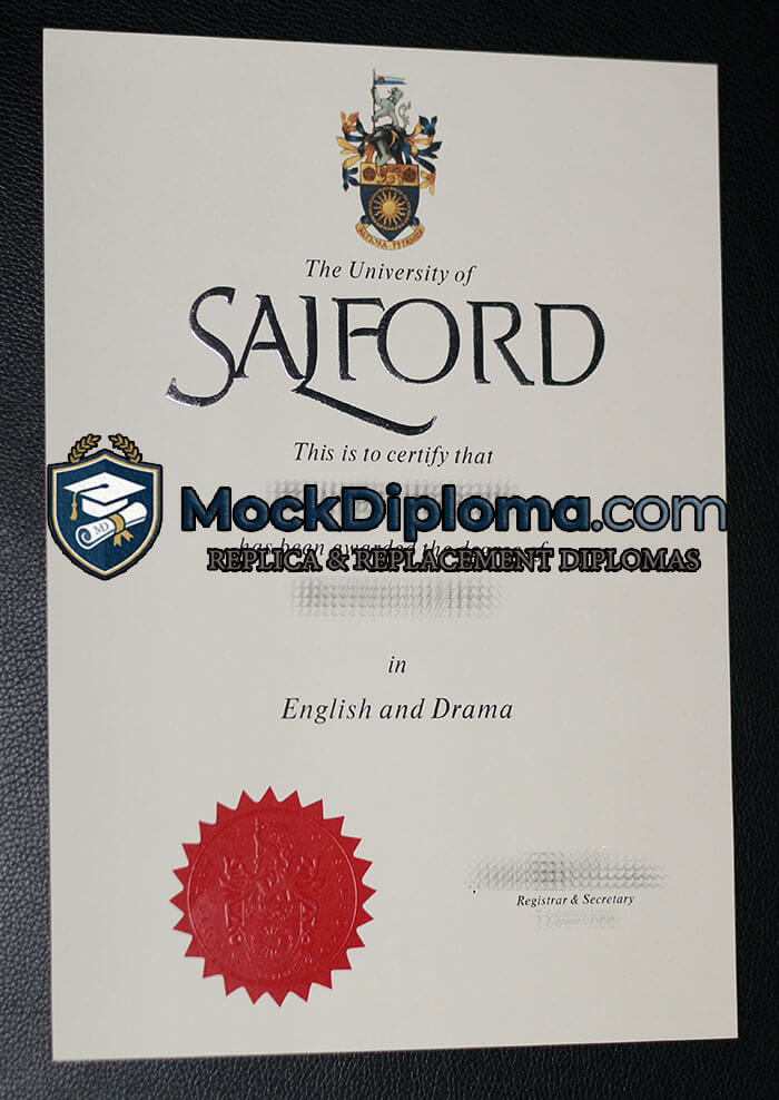 Salford University degree