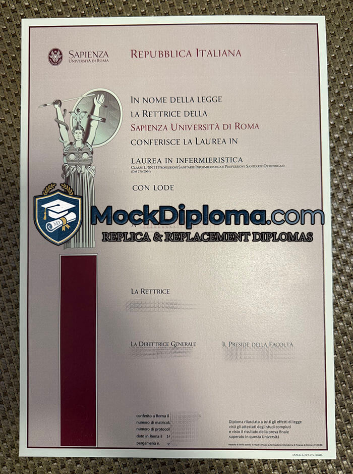 Sapienza Università di Roma degree