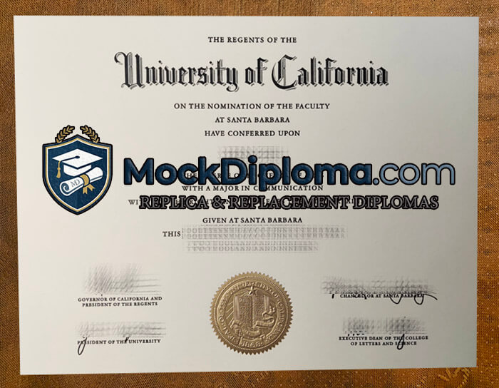 UC Santa Barbara degree
