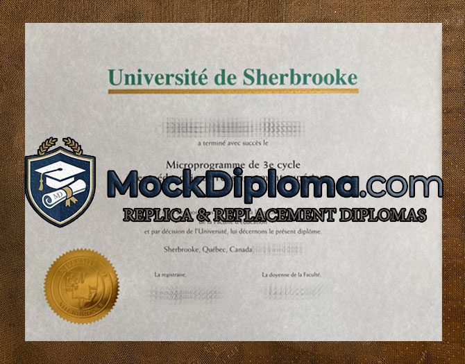Université de Sherbrooke degree