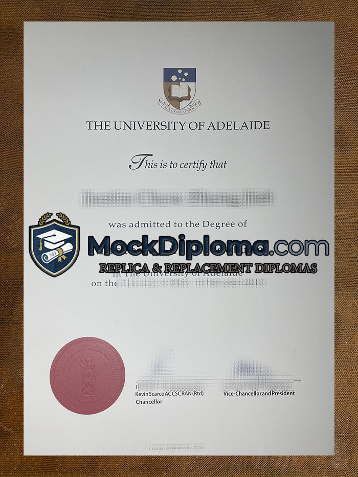 University of Adelaide degree