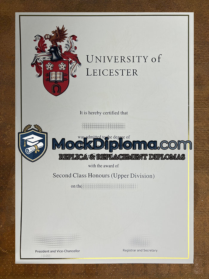 University of Leicester diploma