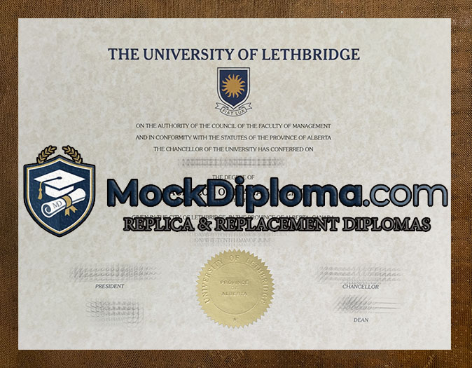 University of Lethbridge diploma
