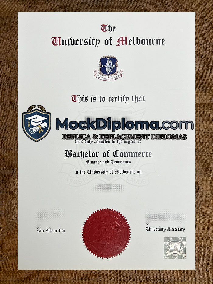 University of Melbourne diploma