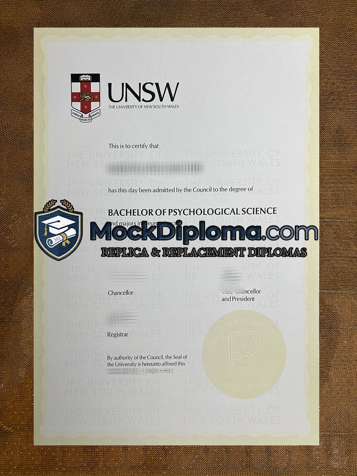 University of New South Wales degree