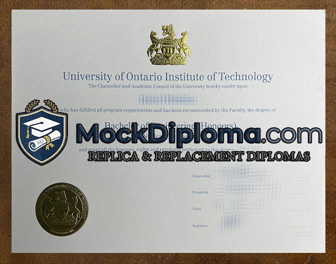 University of Ontario Institute of Technology diploma