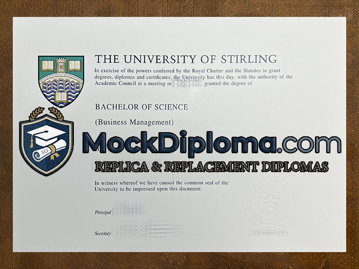 University of Stirling degree
