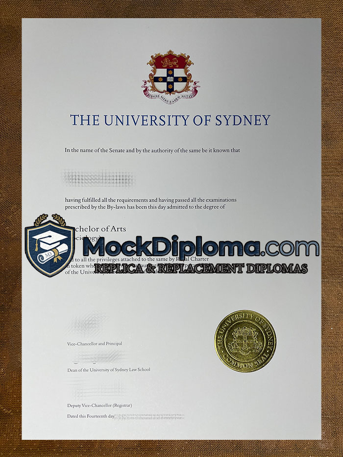 University of Sydney degree
