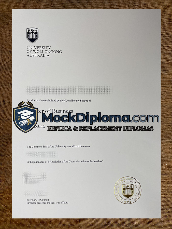 University of Wollongong Australia degree