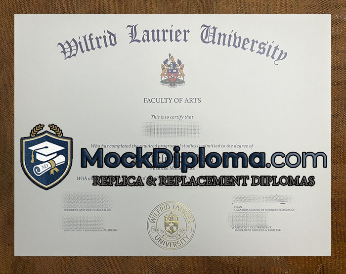 Wilfrid Laurier University diploma