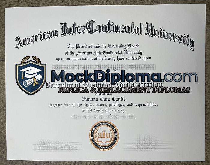 American InterContinental University degree