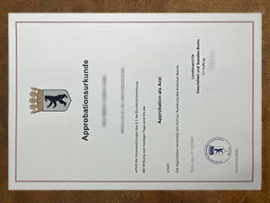 Approbationsurkunde