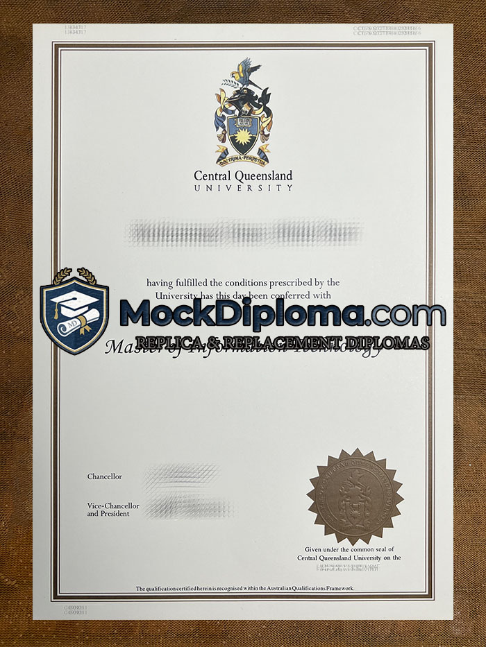 Central Queensland certificate