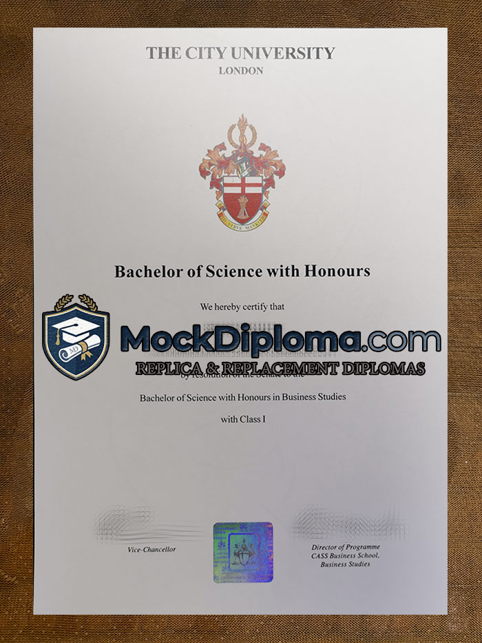 City University London diploma