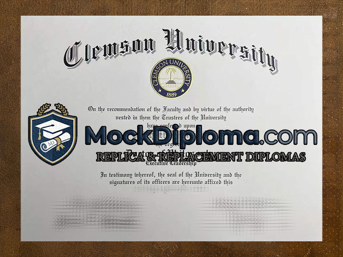 Clemson University degree