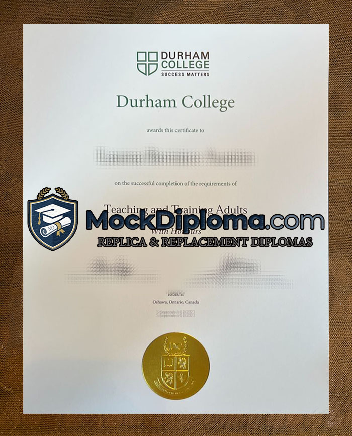 Durham College diploma