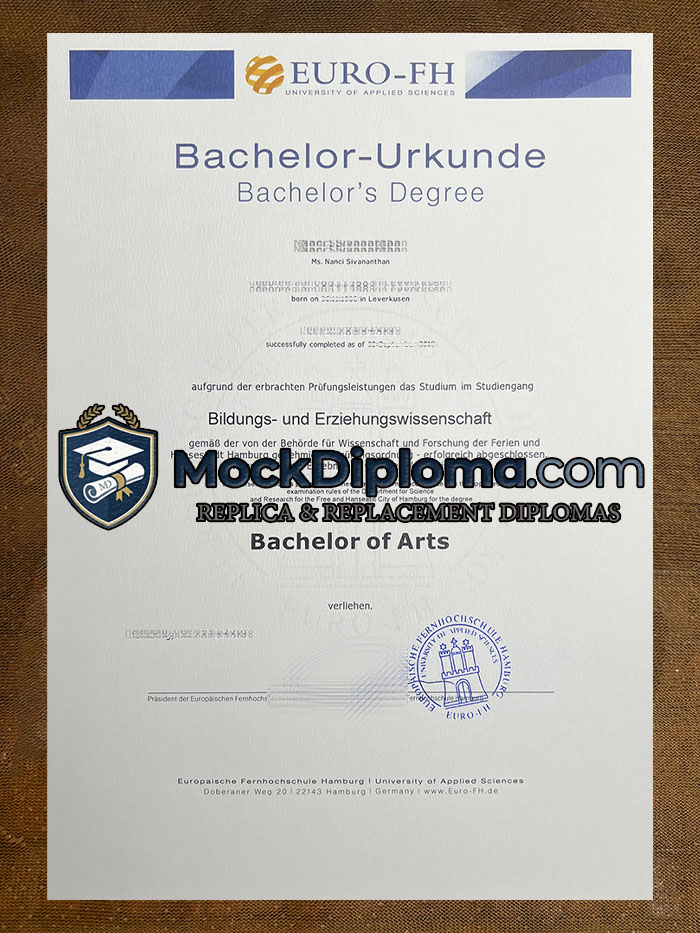 EURO-FH University of Applied Sciences degree