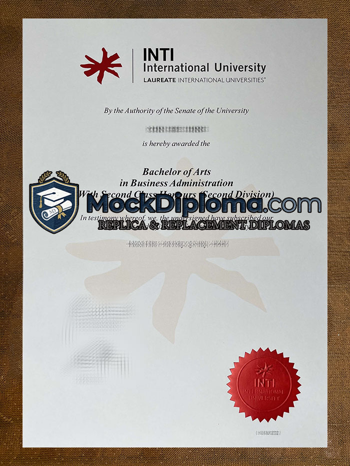 INTI lnternational University diploma