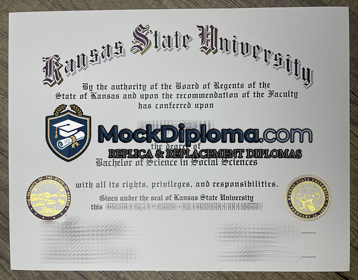 Kansas State University diploma