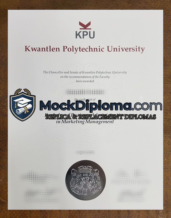 Kwantlen Polytechnic University degree