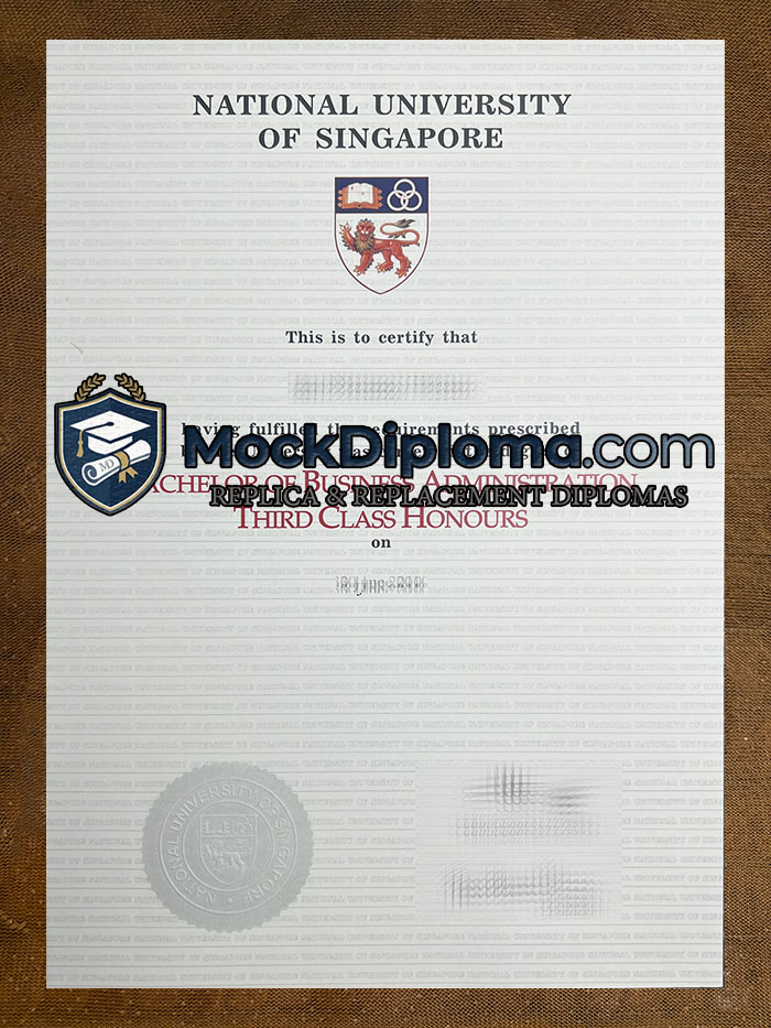 National University of Singapore diploma