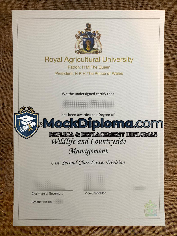 Royal Agricultural University degree