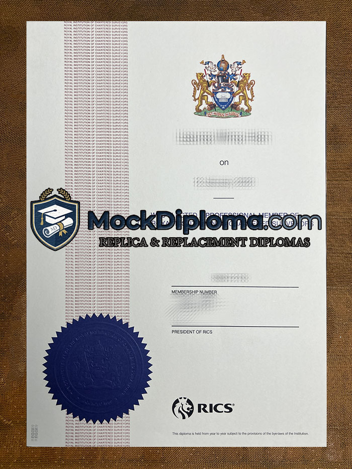 Royal Institution of Chartered Surveyors degree
