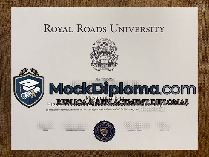 Royal Roads University diploma