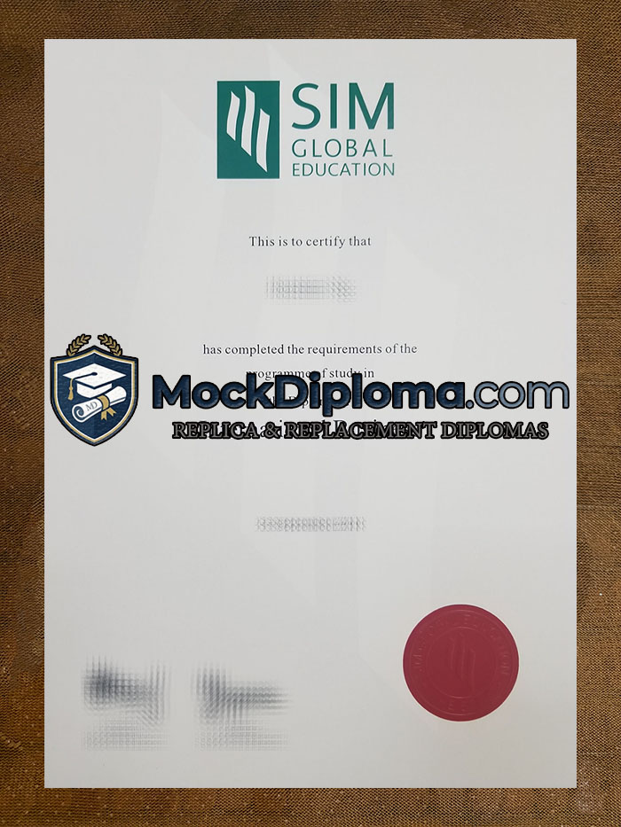 SIM Global Education degree