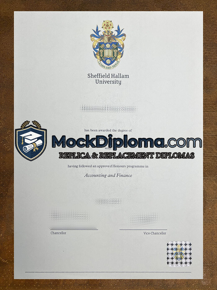 Sheffield Hallam University degree