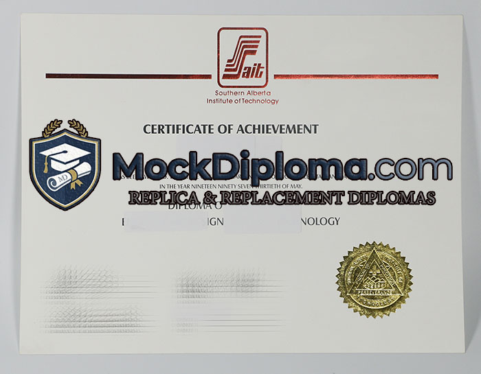 Southern Alberta Institute of Technology diploma