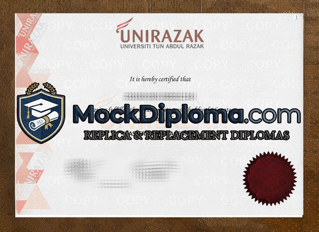 Universiti Tun Abdul Razak degree
