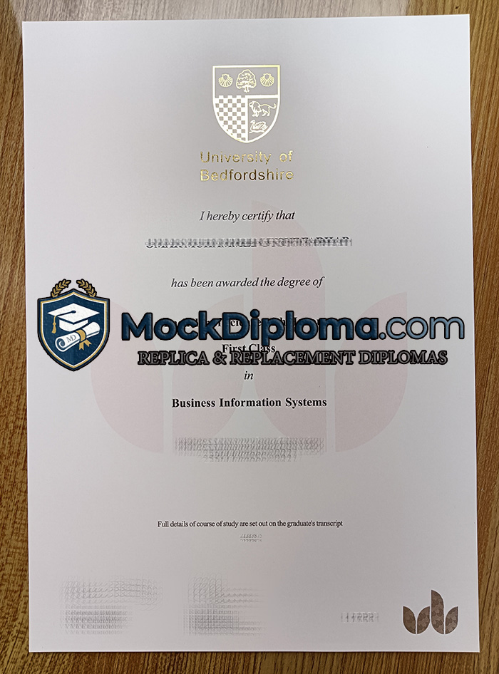 University of Bedfordshire degree