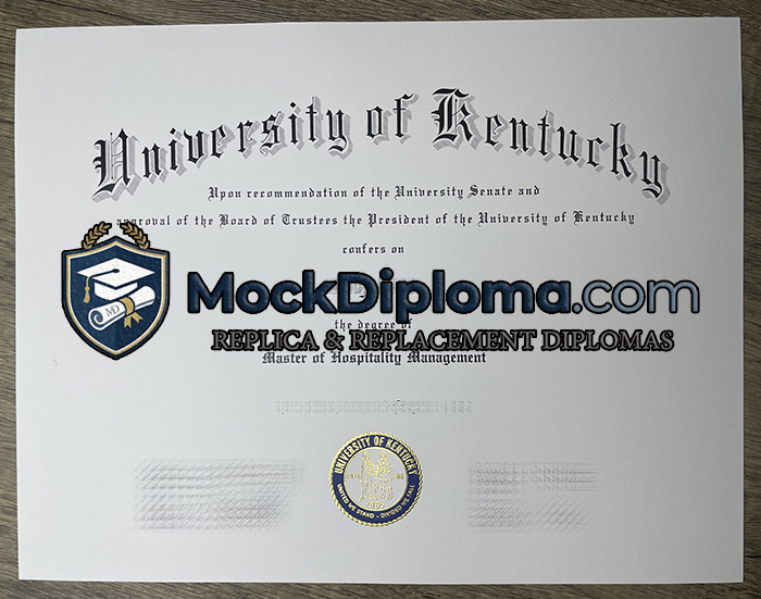 University of Kentucky diploma