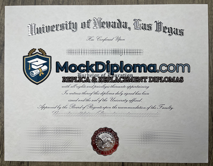 University of Nevada Las Vegas degree