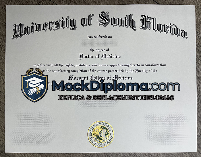 University of South Florida diploma