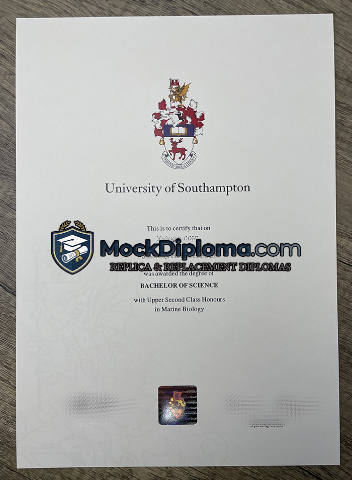 University of Southampton degree