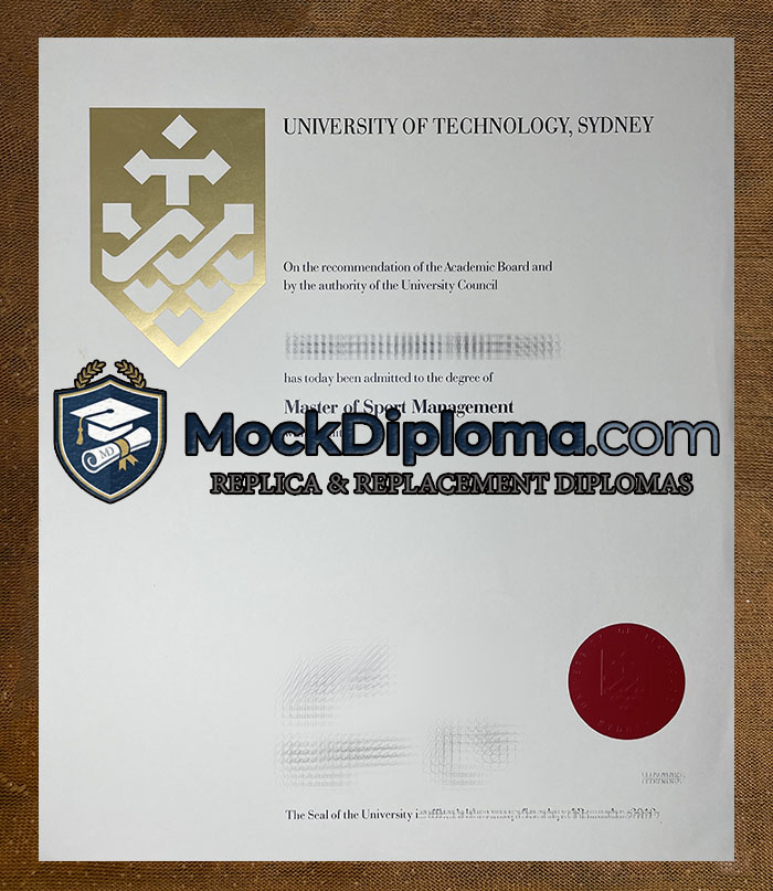 University of Technology Sydney diploma