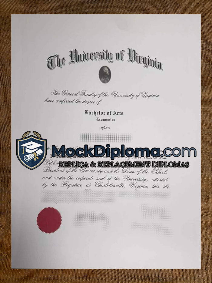 University of Virginia diploma